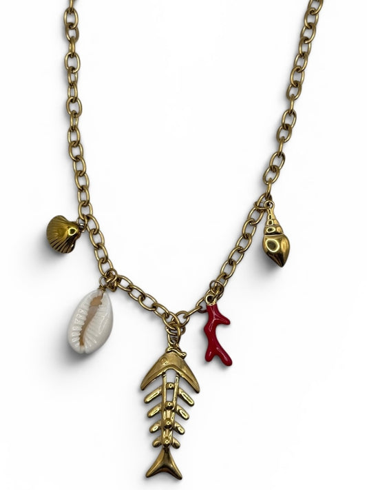 COLLIER RED KISS