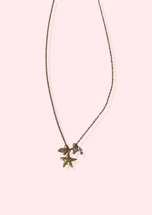 COLLIER ONDA ROSE