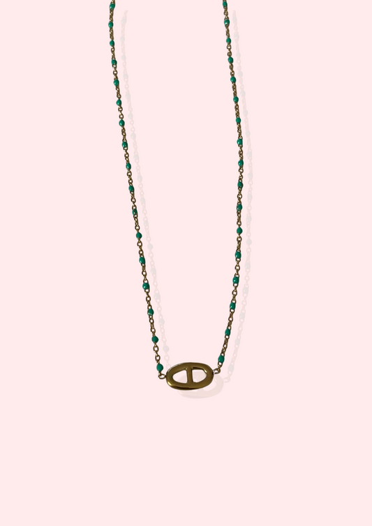 COLLIER VAHINÉ BLEU
