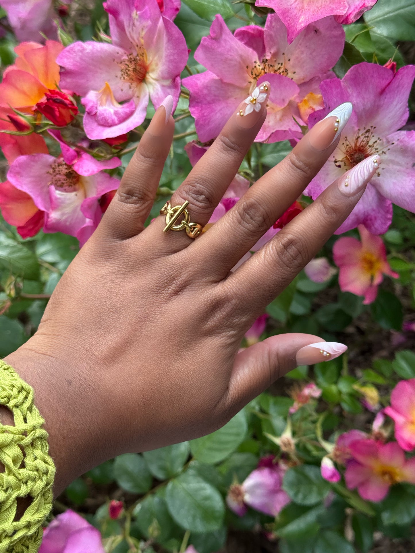BAGUE MIEL D'OR