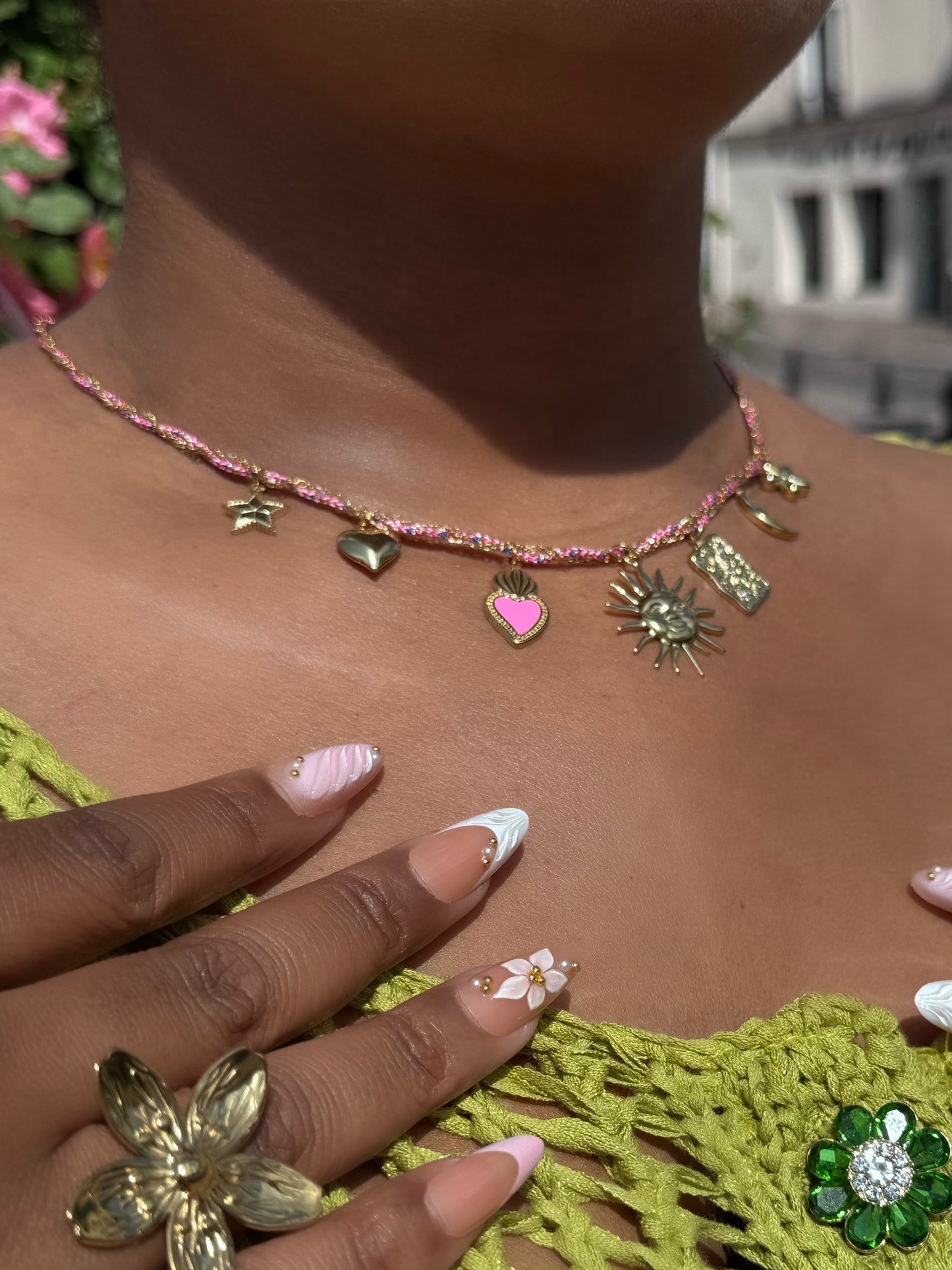 COLLIER SWEET ROSÉE