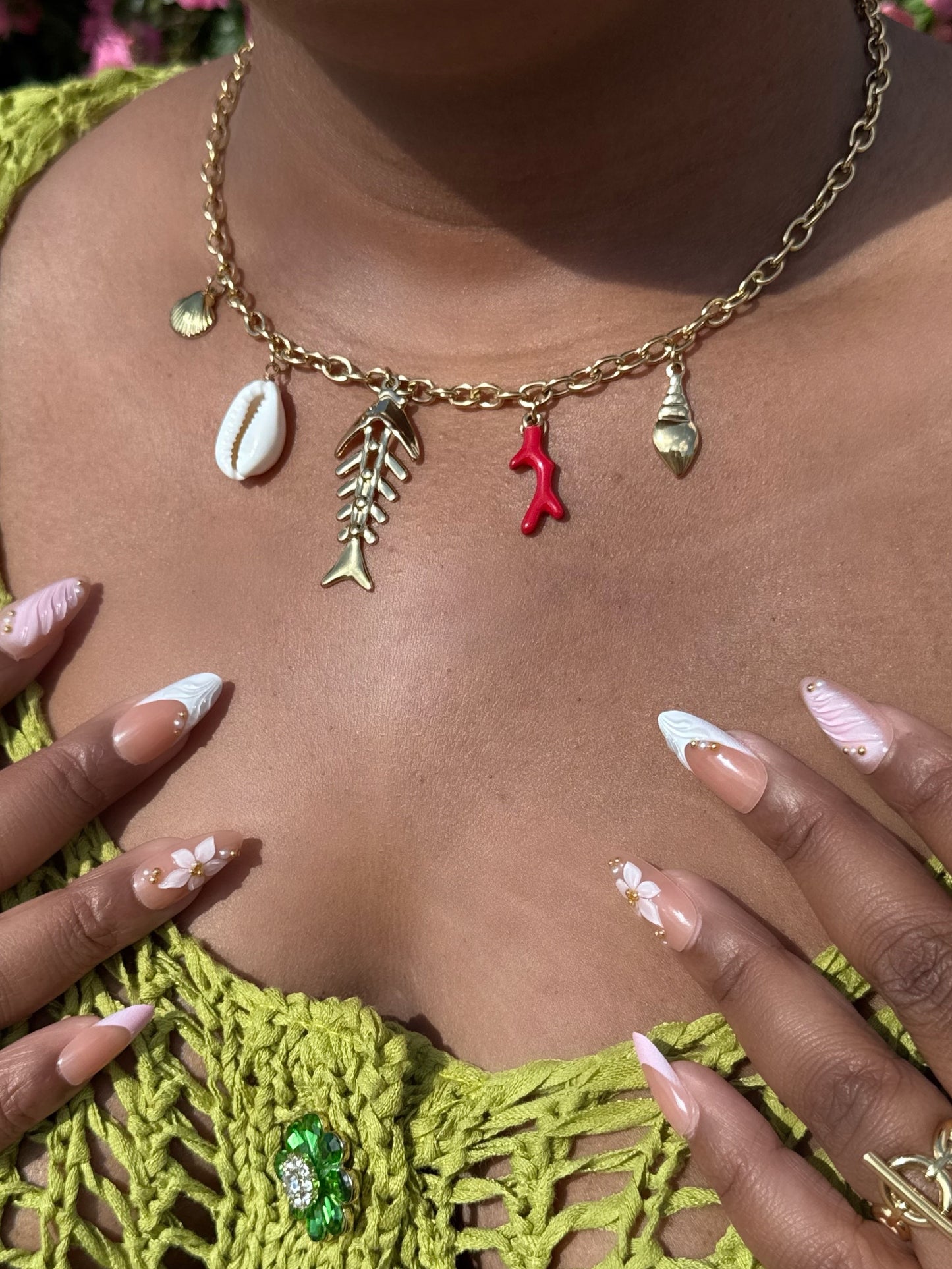COLLIER RED KISS