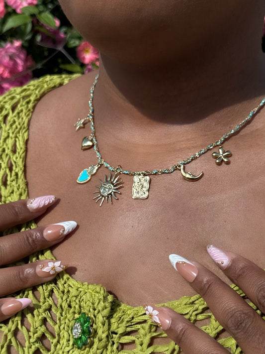 COLLIER SWEET AQUA