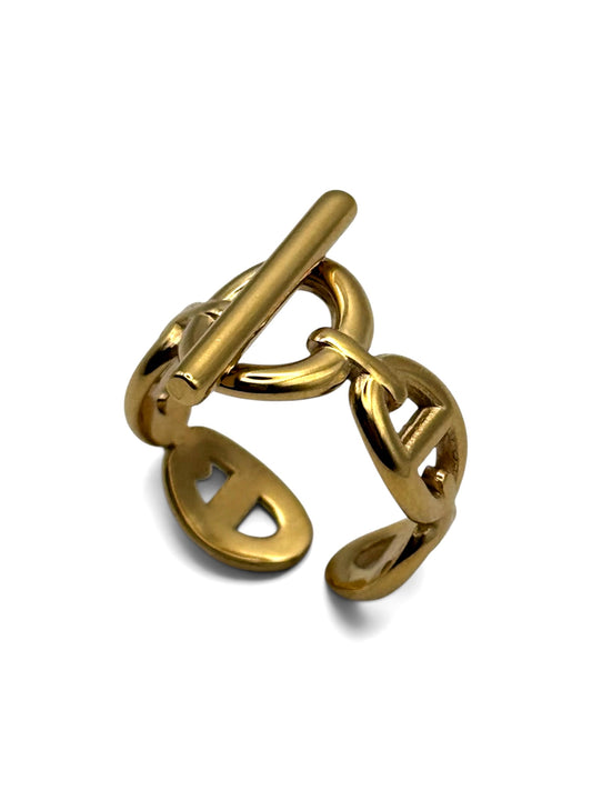 BAGUE MIEL D'OR